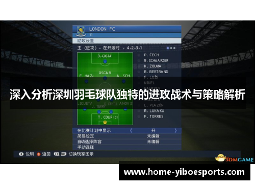 深入分析深圳羽毛球队独特的进攻战术与策略解析
